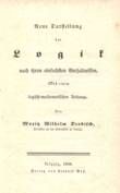 Drobisch / Logik 1836